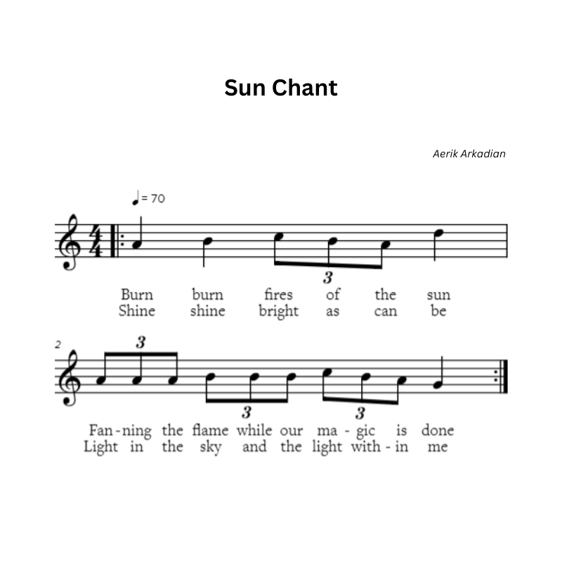 Sun Chant – Aerik Arkadian